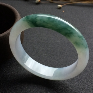 （超值推荐）糯冰种飘花手镯（57.2mm）