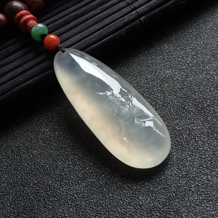 （超值推荐）冰种晴水白度母挂件