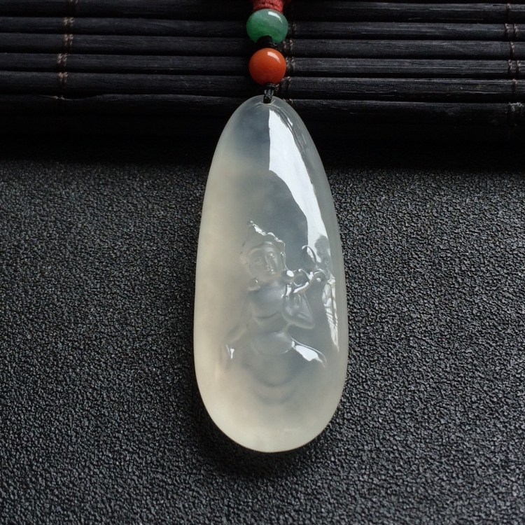 （超值推荐）冰种晴水白度母挂件