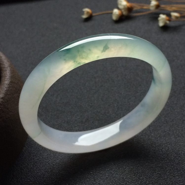 （超值推荐）冰种飘花贵妃镯（53mm-49mm）