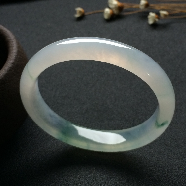 （超值推荐）冰种飘花贵妃镯（53mm-49mm）