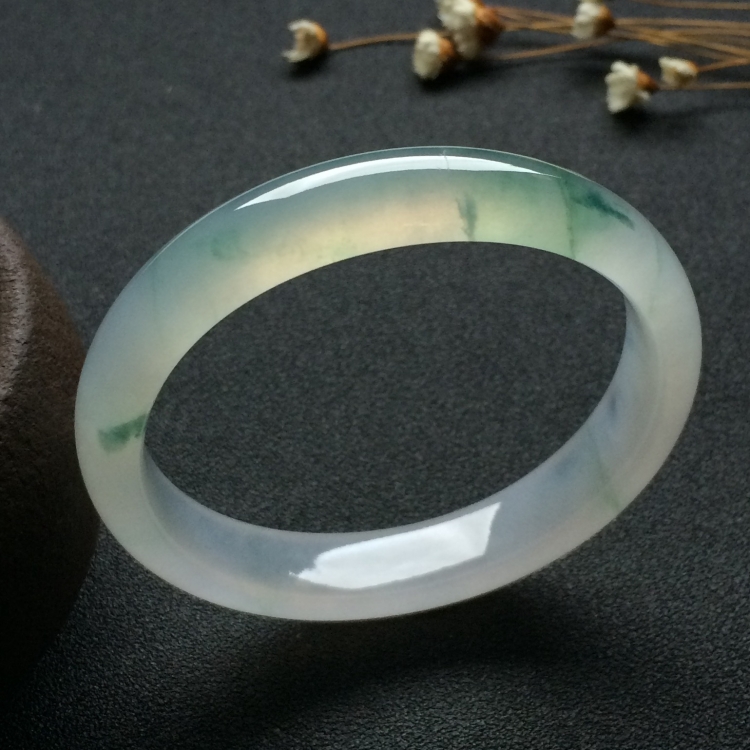 （超值推荐）冰种飘花贵妃镯（53mm-49mm）