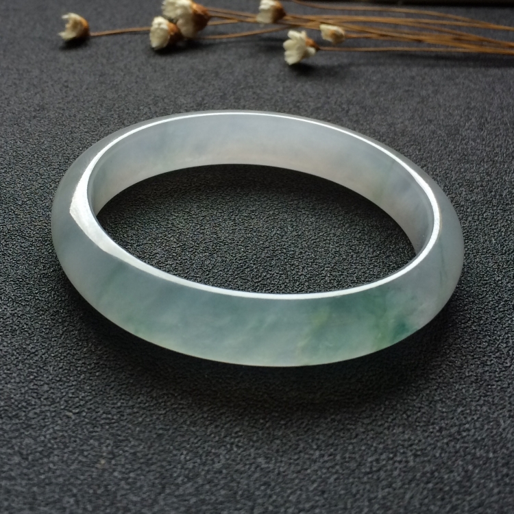 （超值推荐）冰种飘花贵妃镯（53mm-49mm）