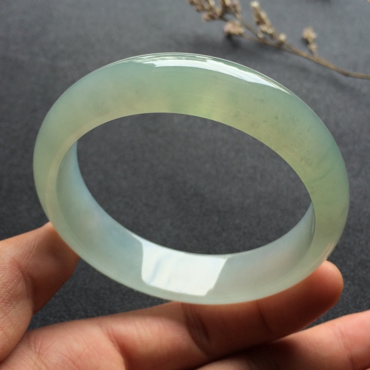 （超值推荐）糯冰种晴水手镯（57mm）