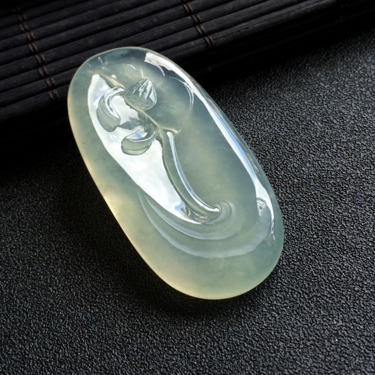 （超值推荐）冰种晴水清莲挂件
