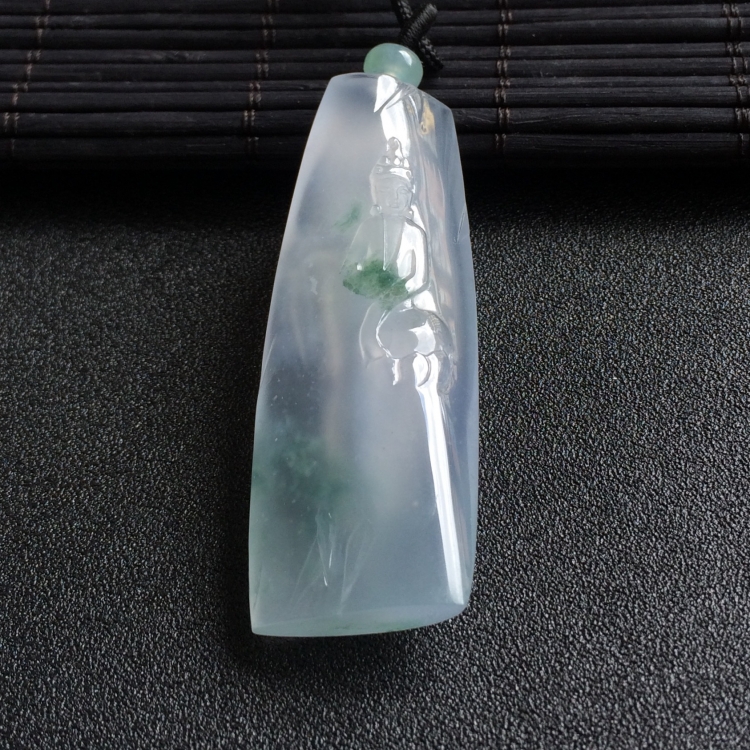 （超值推荐）冰种飘花观音挂件