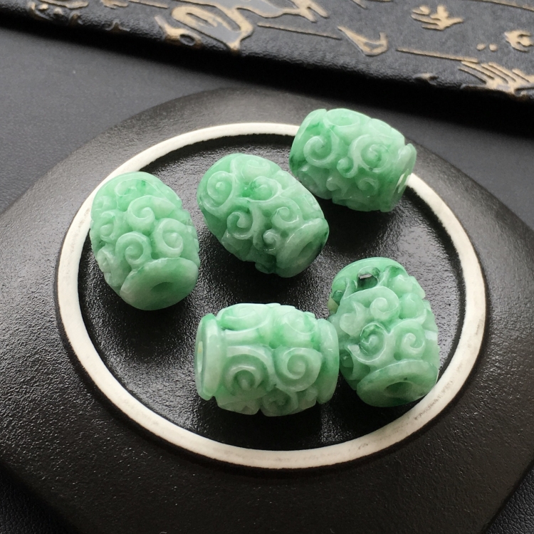 (超值推荐)细糯种略飘翠仿古路路通挂件一批走