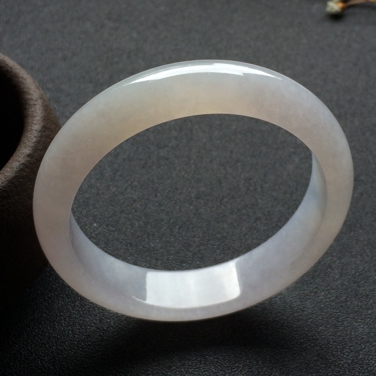 （超值推荐）糯冰种淡紫罗兰手镯（54.4mm）