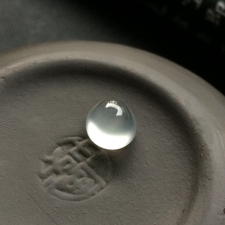 （超值推荐）冰玻种淡晴水戒面