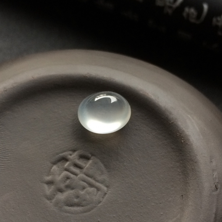 （超值推荐）冰玻种淡晴水戒面