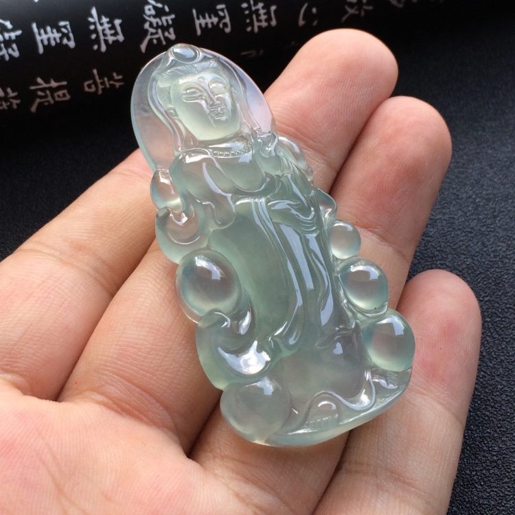 （超值推荐）冰种晴水观音挂件