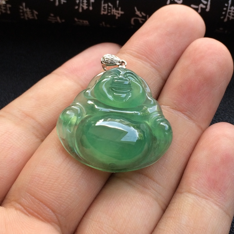 （超值推荐）冰种晴水玉佛挂件