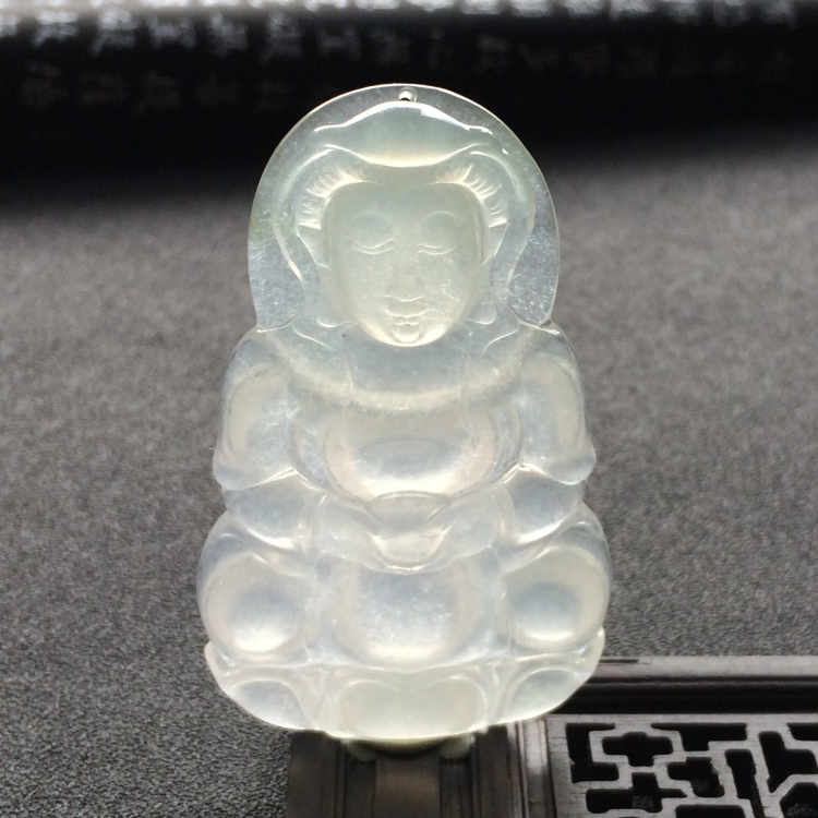 （超值推荐）冰种淡晴水观音挂件