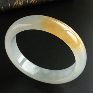 (超值推荐)冰种黄翡手镯(57.2mm)