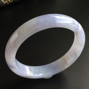 (超值推荐)糯冰种紫罗兰手镯(53.6mm)