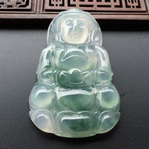 (超值推荐)冰种飘花观音挂件