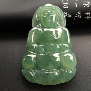 （超值推荐）冰种飘花观音挂件