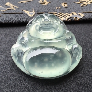 (超值推荐)冰玻种晴水玉佛挂件