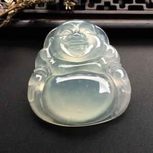 （超值推荐）冰种淡晴水玉佛挂件