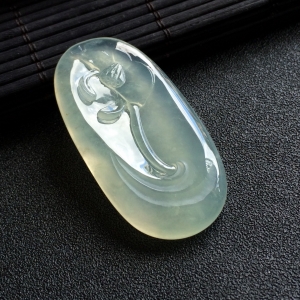 （超值推荐）冰种晴水清莲挂件