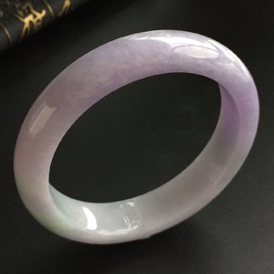 (超值推荐)糯冰种紫罗兰手镯(58.8mm)