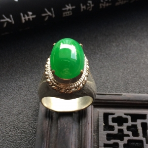 （超值推荐）冰种翠色戒面