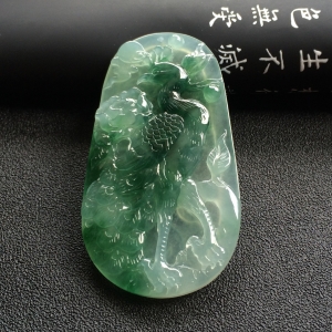（超值推荐）冰种飘花雀之灵挂件