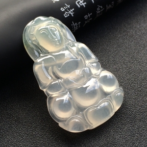 （超值推荐）冰种淡晴水观音挂件