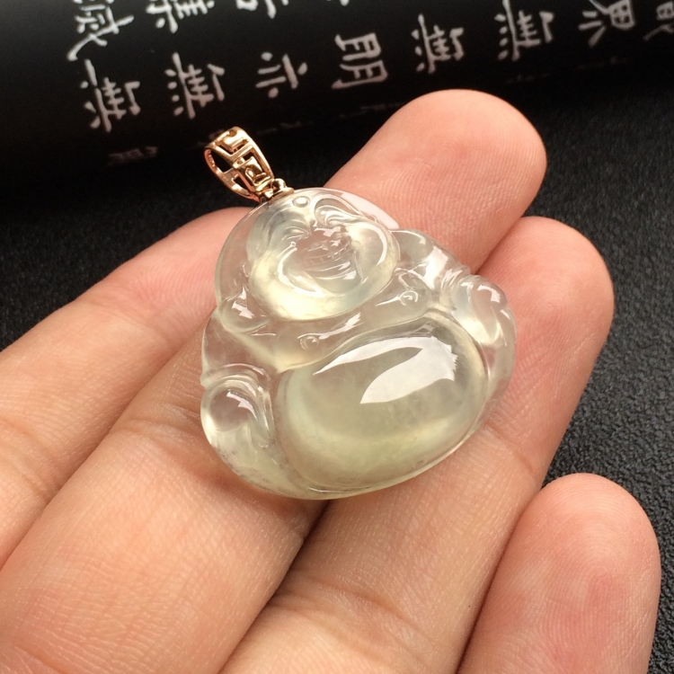（超值推荐）冰种晴水玉佛挂件