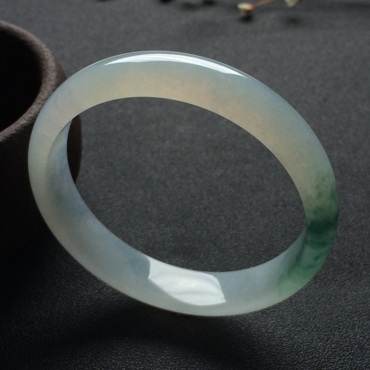 （超值推荐）冰种飘花手镯（58mm）