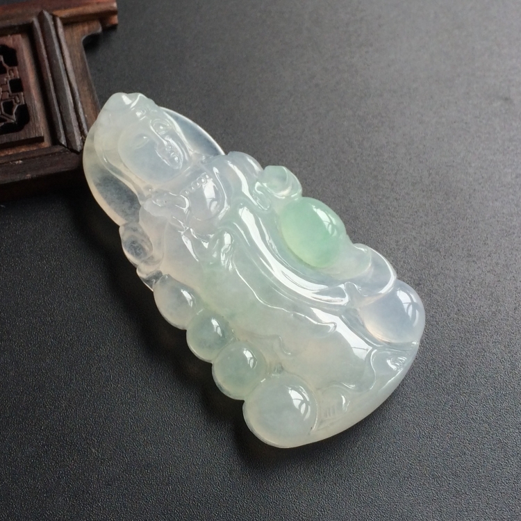(超值推荐)冰种晴水观音挂件