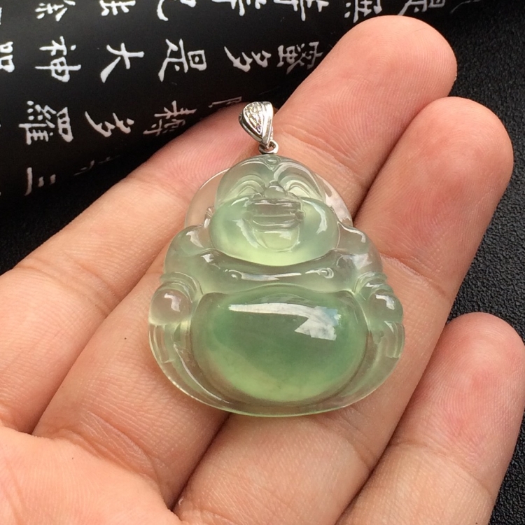 （超值推荐）冰种晴水玉佛挂件