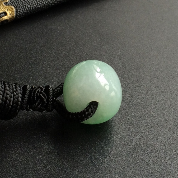 (超值推荐)糯冰种飘翠路路通挂件