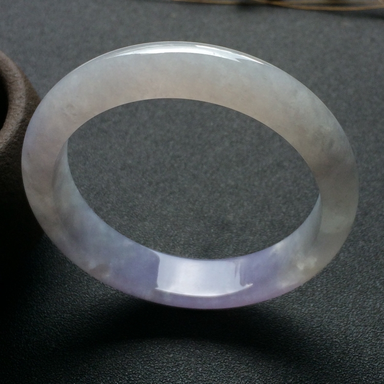 （超值推荐）糯冰种紫罗兰手镯（56.8mm）