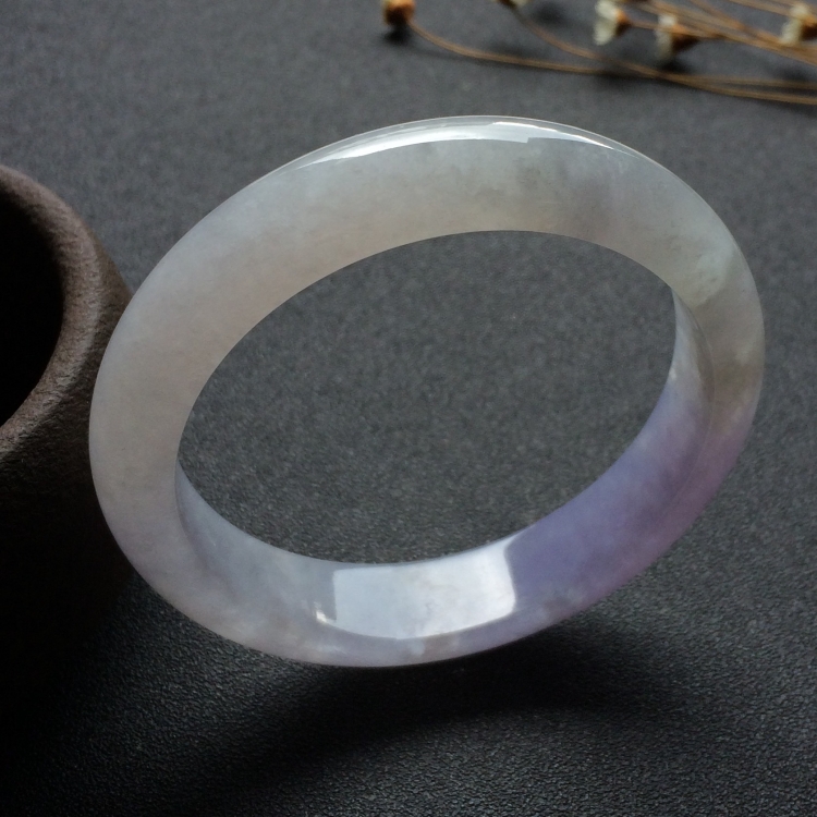 （超值推荐）糯冰种紫罗兰手镯（56.8mm）