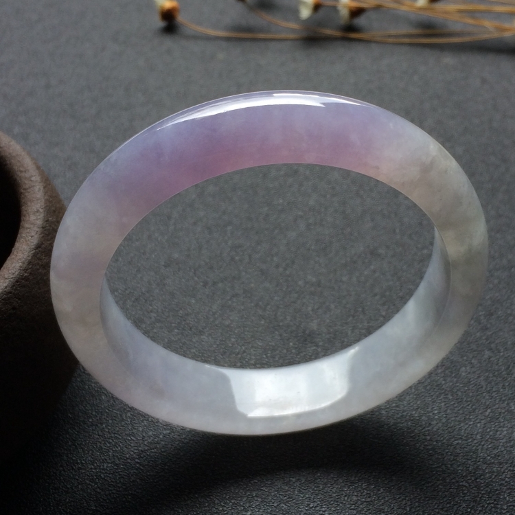 （超值推荐）糯冰种紫罗兰手镯（56.8mm）