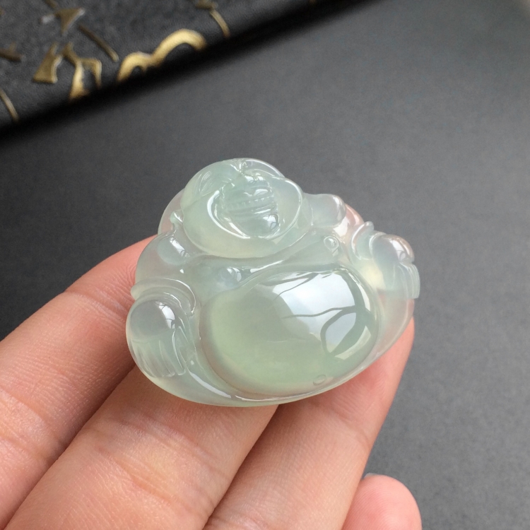 (超值推荐)冰种晴水玉佛挂件