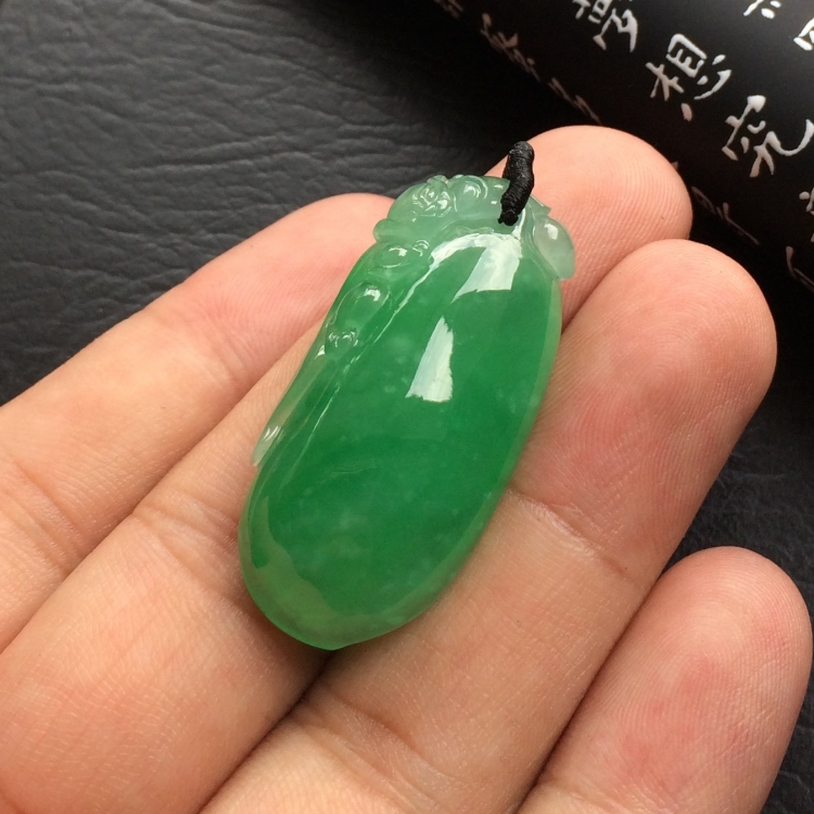 （超值推荐）冰种绿晴水福瓜挂件