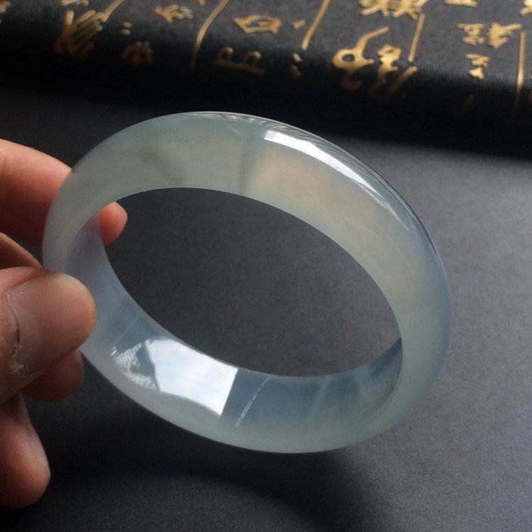 （超值推荐）冰种晴水手镯（56.4mm）