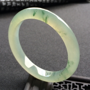 （超值推荐）冰种飘花手镯（55.5mm）