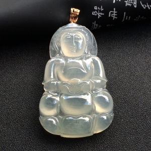 （超值推荐）冰种淡晴水观音挂件