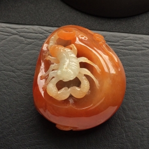 （超值推荐）糯冰种红黄翡独霸天下挂件