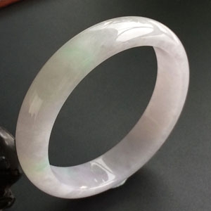 (超值推荐)糯冰种淡紫罗兰手镯(56.5mm)