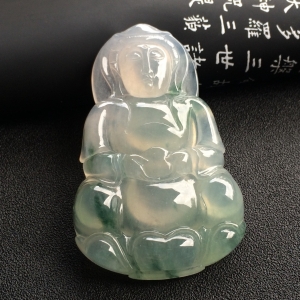 （超值推荐）冰种飘花观音挂件