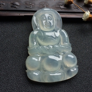 （超值推荐）冰种淡晴水观音挂件