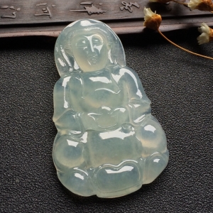 （超值推荐）冰种淡晴水观音挂件