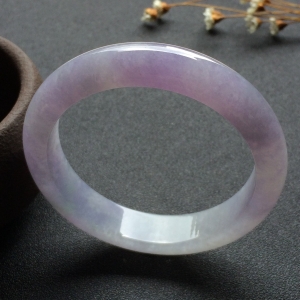 （超值推荐）糯冰种紫罗兰手镯（56.8mm）