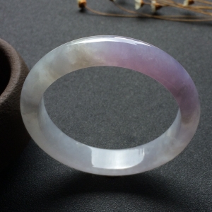 （超值推荐）糯冰种紫罗兰手镯（56.8mm）