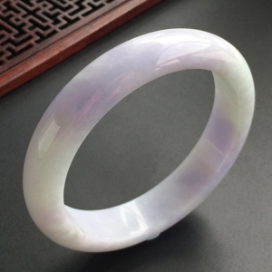(超值推荐)糯冰种紫罗兰手镯(57.8mm)