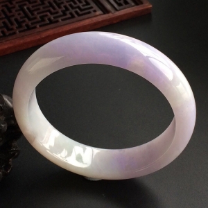 (超值推荐)糯冰种紫罗兰手镯(60mm)
